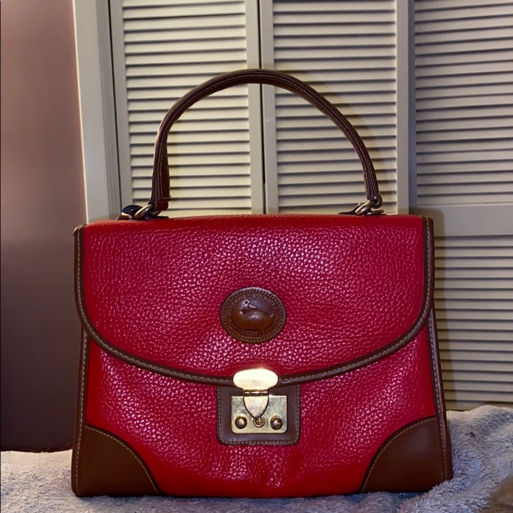 Dooney & Bourke red leather purse